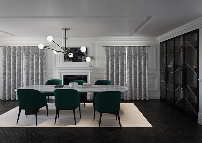 Crushed Velvet, Silver Grey - Made to Measure Curtains - Image 7